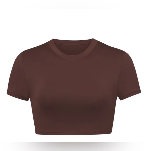 NWT SKIMS Cropped T-Shirt 4X; 3X, 2X Fit Everyone AP-TSH-0656 Wms - Picture 3 of 16